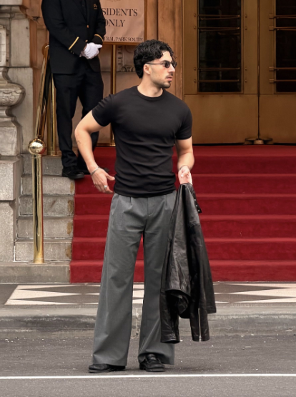 COS — Slim Ribbed Cotton T-Shirt